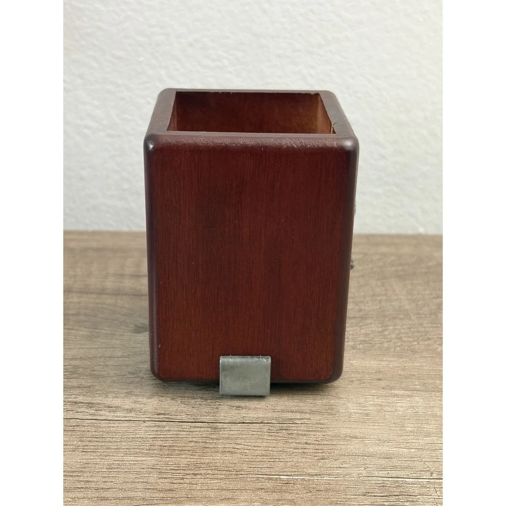 Desktop Wooden Golf Theme Pen Pencil Holder 4